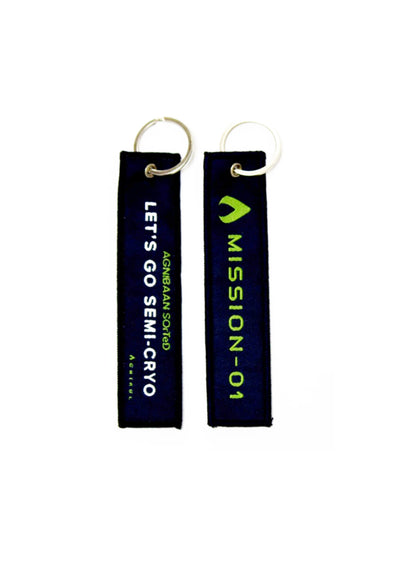 Agnibaan SOrTeD Mission 01 - Double - Sided Embroidered Keychains