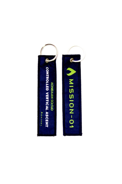 Agnibaan SOrTeD Mission 01 - Double - Sided Embroidered Keychains